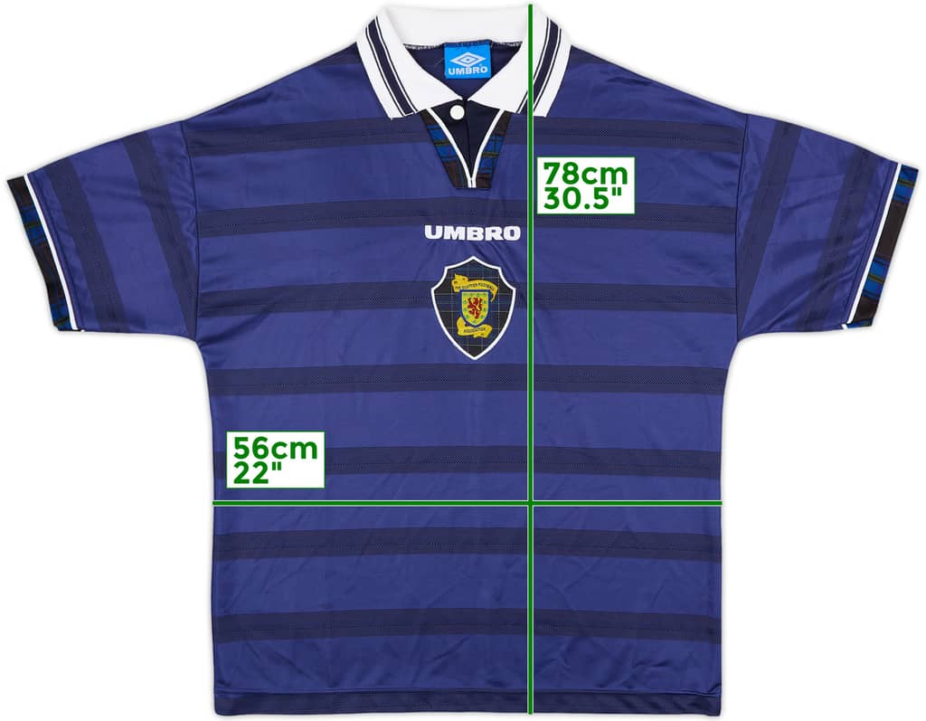 1998-00 Scotland Home Shirt - 9/10 - (L)