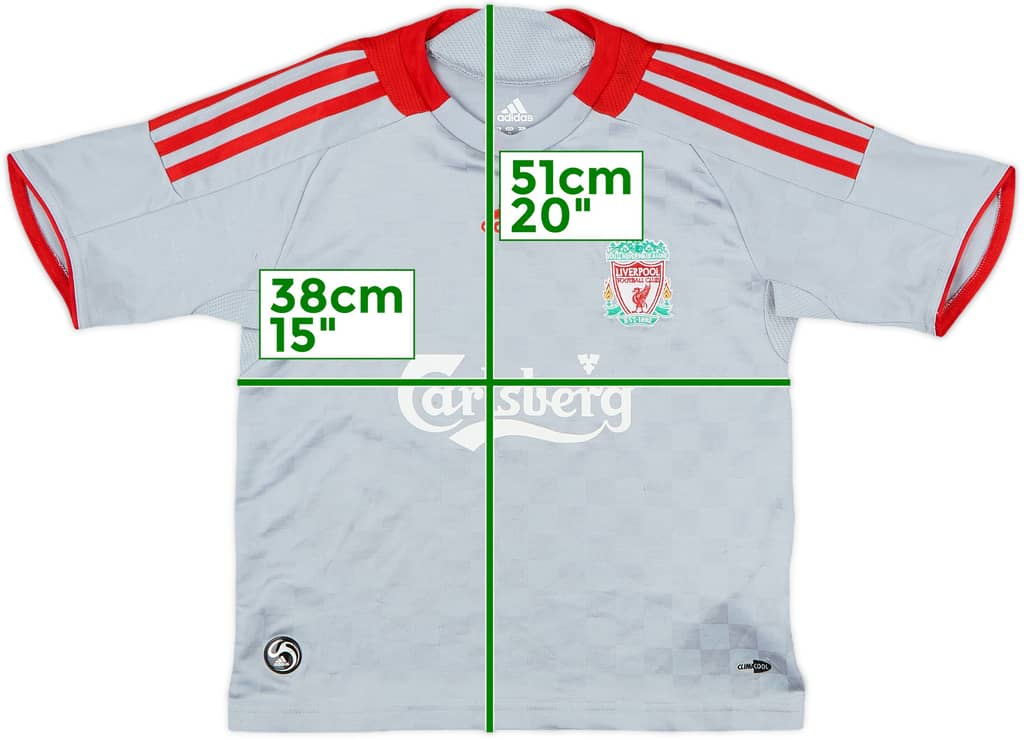 2008-09 Liverpool Away Shirt - 7/10 - (S.Boys)