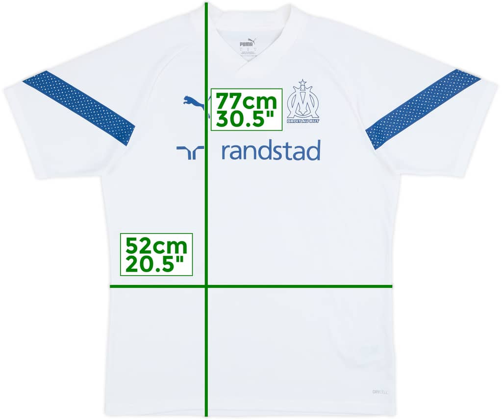 2021-22 Marseille Puma Training Shirt - 10/10 - (L)