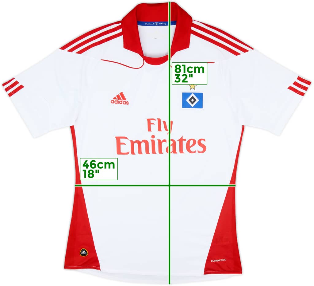 2010-11 Hamburg Home Shirt - 9/10 - (M)