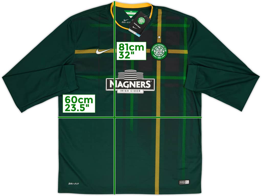 2014-15 Celtic Away L/S Shirt (XL)