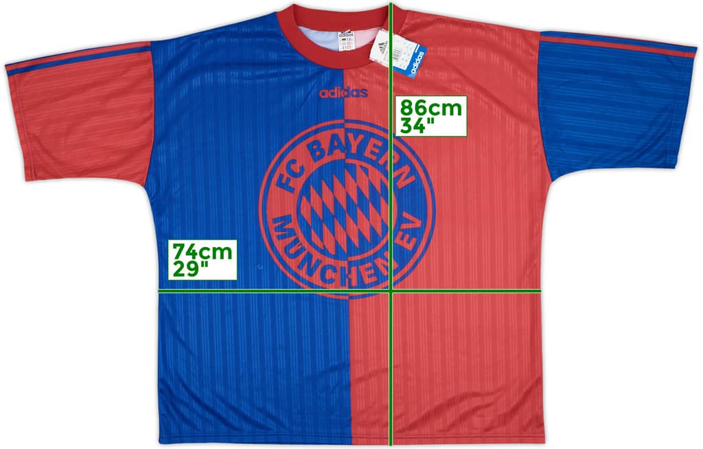 1995-96 Bayern Munich adidas Training Shirt (XXL)