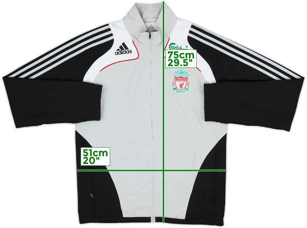 2008-09 Liverpool adidas Track Jacket - 8/10 - (S)