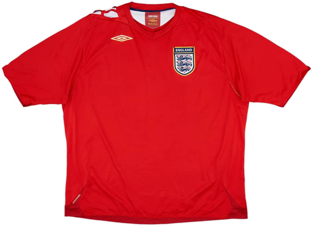 2006-08 England Away Shirt - 5/10 - (3XL)