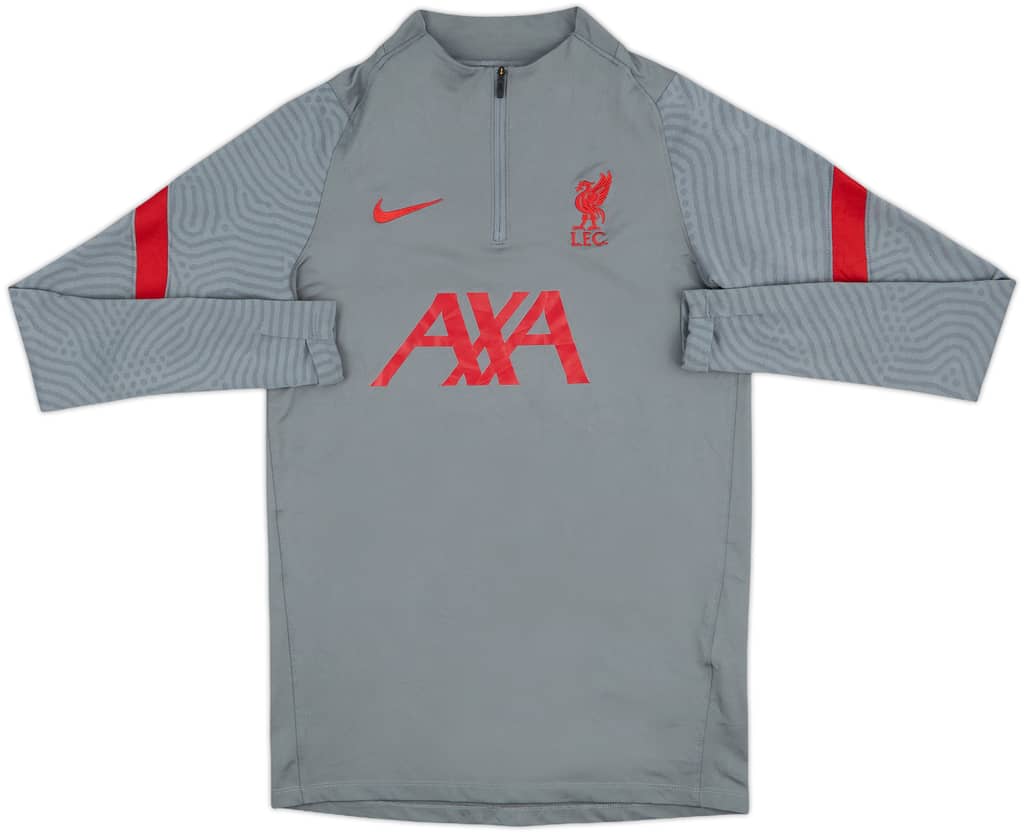 2020-21 Liverpool Nike 1/4 Zip Training Top - 9/10 - (S)