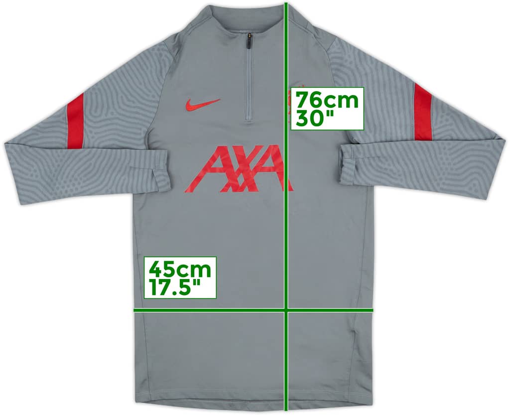 2020-21 Liverpool Nike 1/4 Zip Training Top - 9/10 - (S)