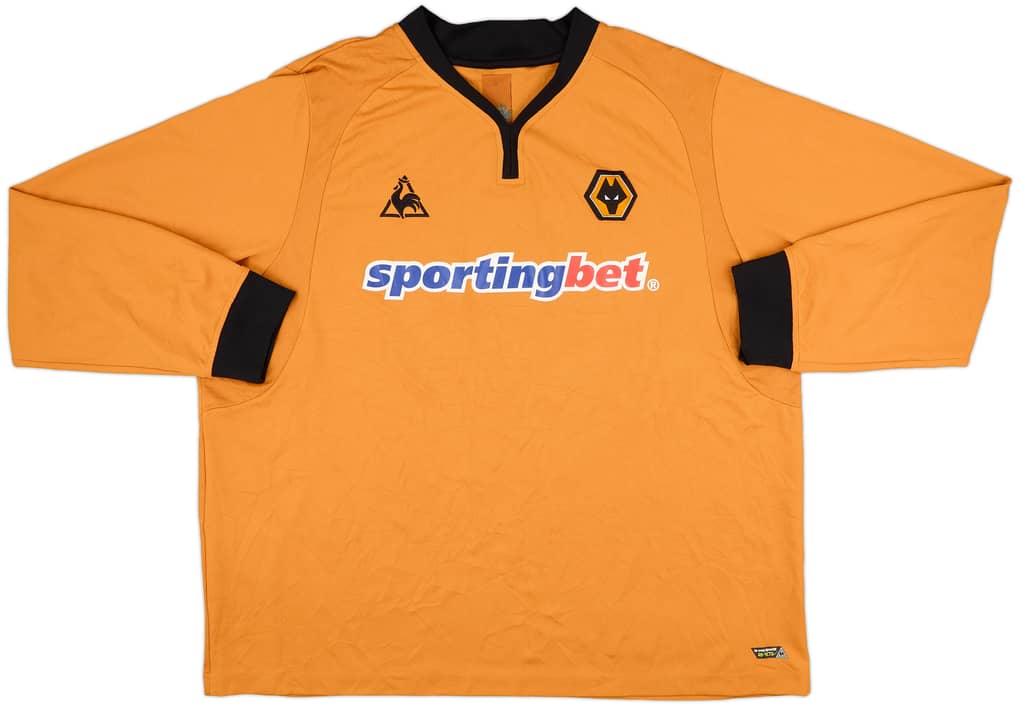 2009-10 Wolves Home L/S Shirt - 7/10 - (XXL)