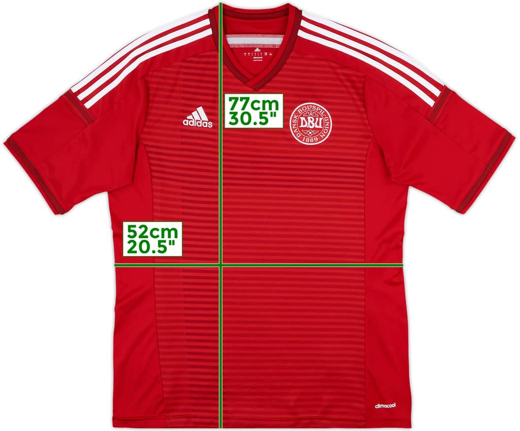 2014-15 Denmark Home Shirt - 9/10 - (L)