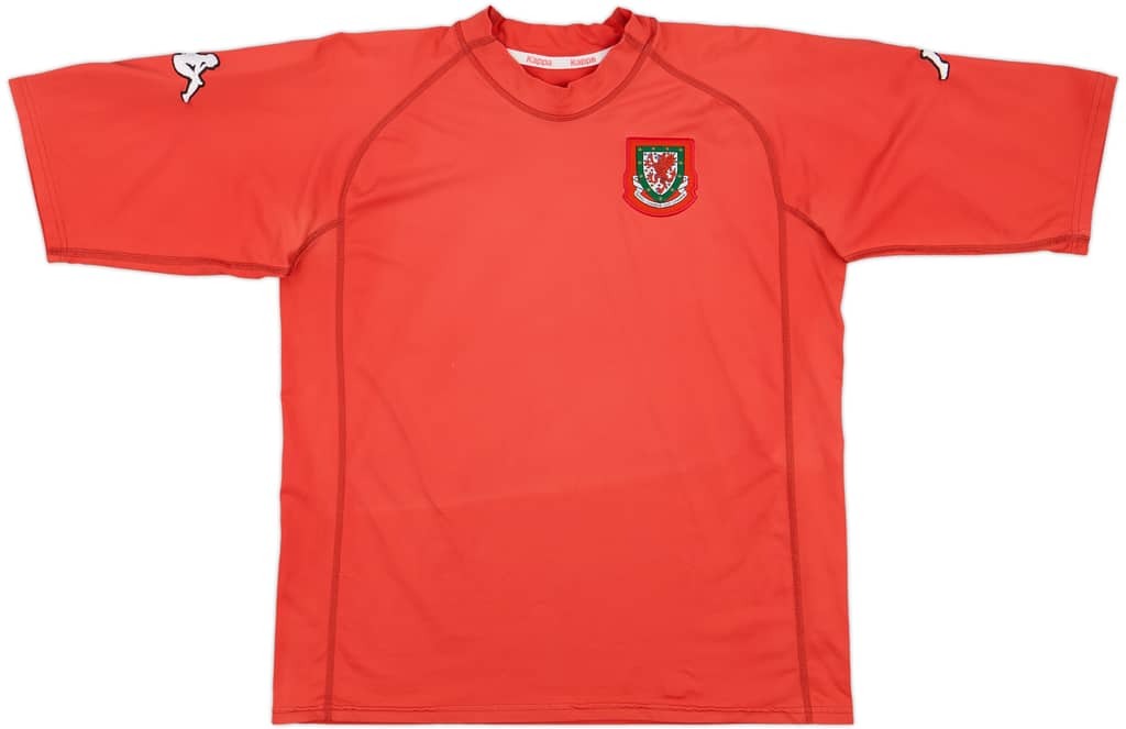2000-01 Wales Home Shirt - 5/10 - (XL)