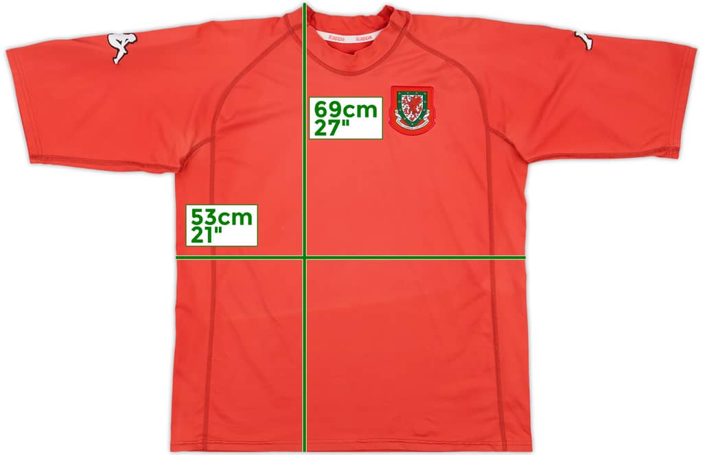 2000-01 Wales Home Shirt - 5/10 - (XL)