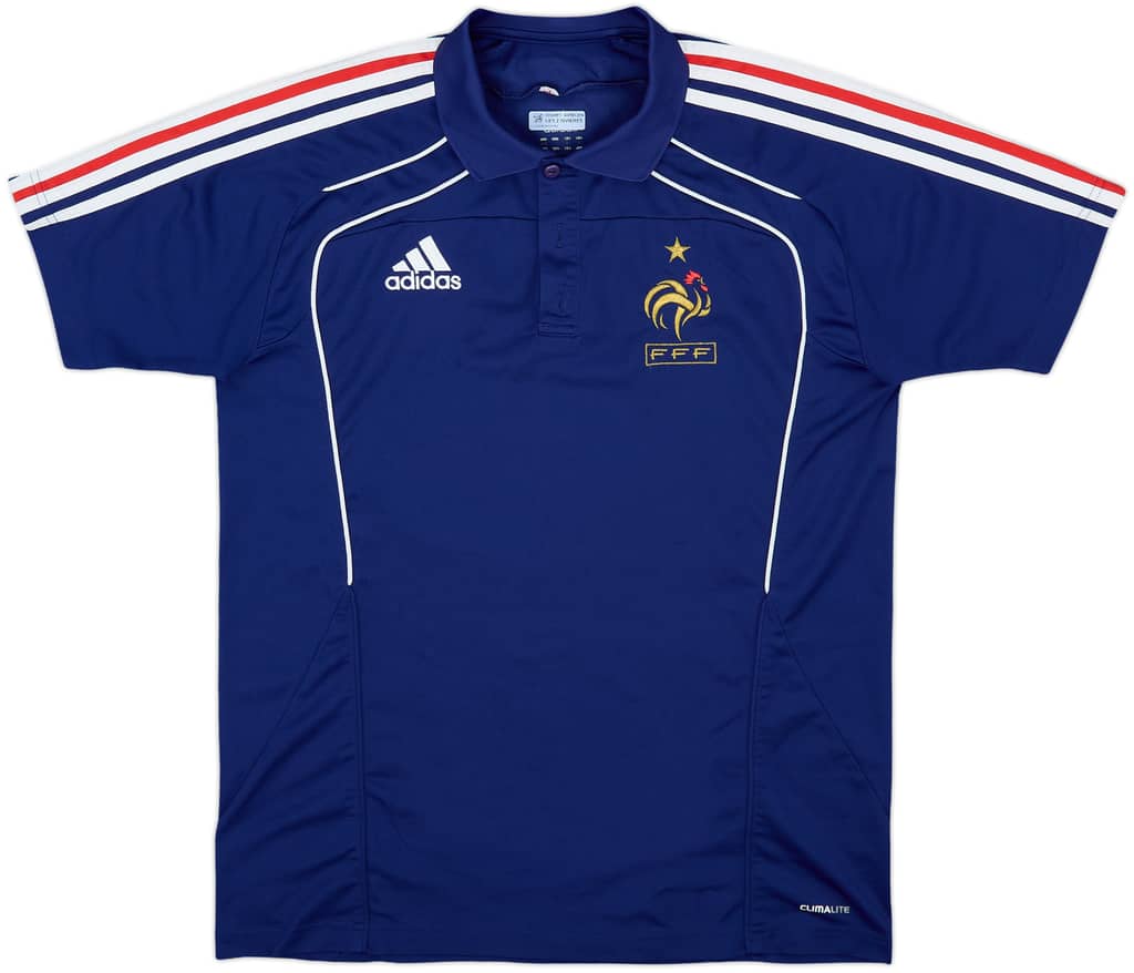 2010-11 France adidas Polo Shirt - 8/10 - (M)