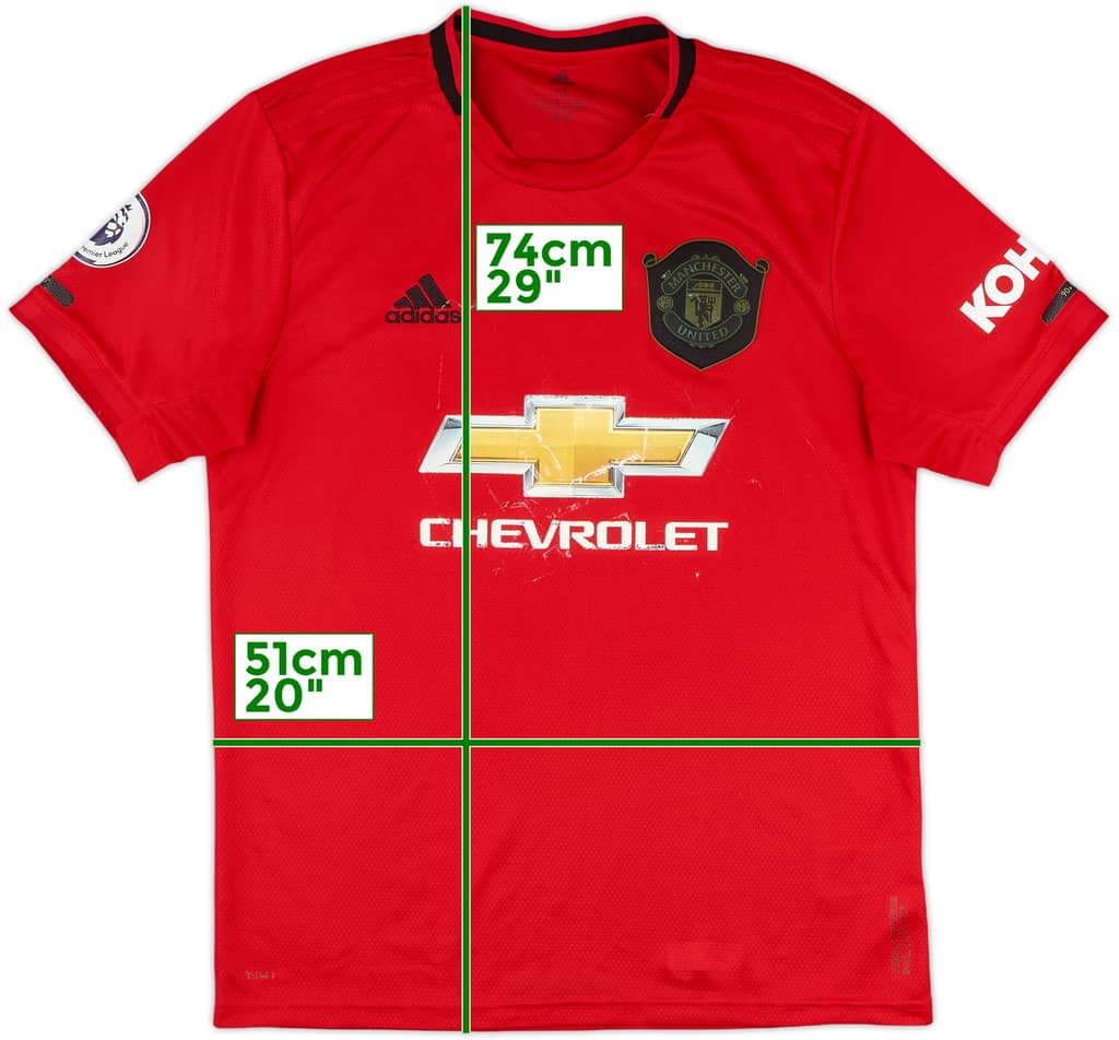 2019-20 Manchester United Home Shirt - 4/10 - (M)
