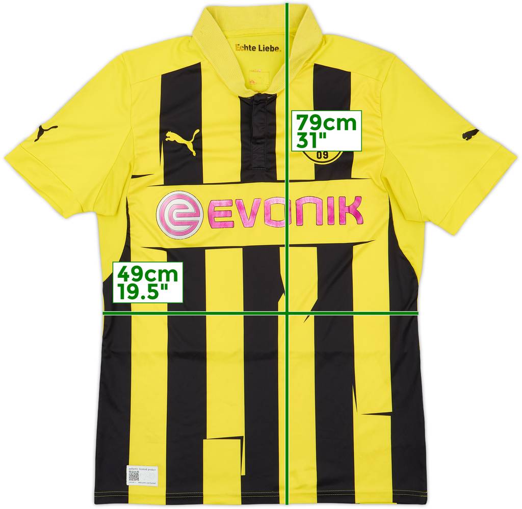 2012-13 Borussia Dortmund European Home Shirt - 5/10 - (M)