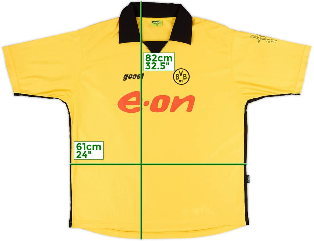 2003-04 Borussia Dortmund Euro Home Shirt - 9/10 - (XL)