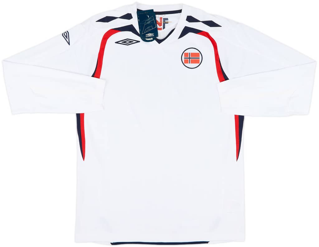 2007-08 Norway Away L/S Shirt (M)