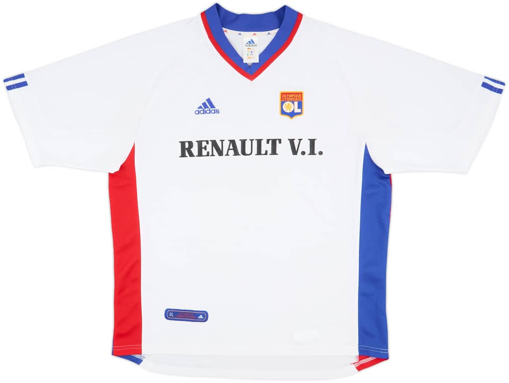2001-02 Lyon Home Shirt - 8/10 - (XL)