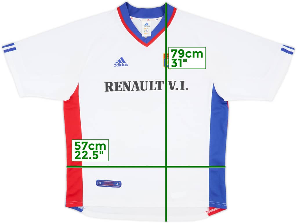 2001-02 Lyon Home Shirt - 8/10 - (XL)