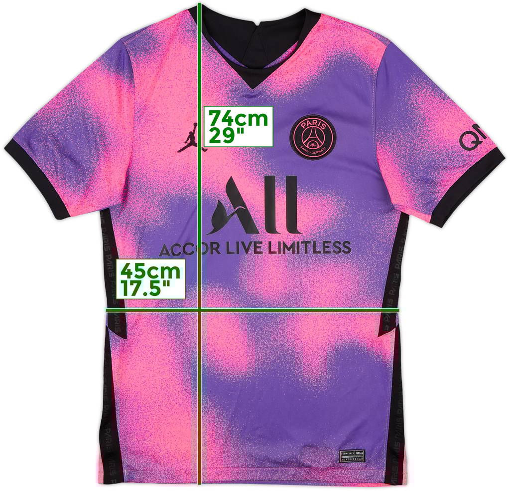 2020-21 Paris Saint-Germain Fourth Shirt - 9/10 - (S)