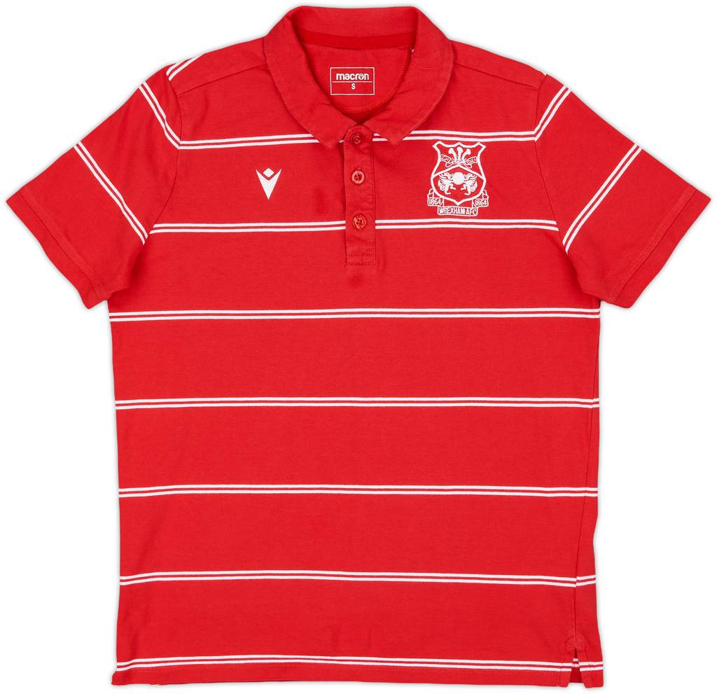 2018-19 Wrexham Macron Polo Shirt - 8/10 - (S)
