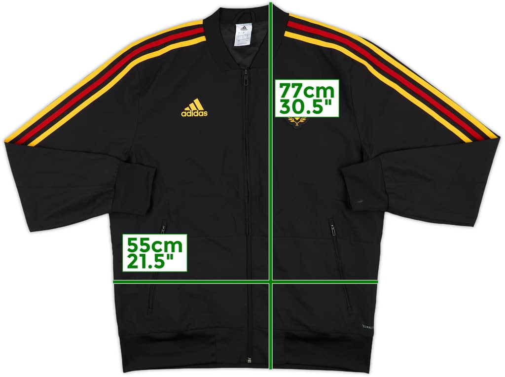 2017-18 Belgium adidas Track Jacket - 9/10 - (L)