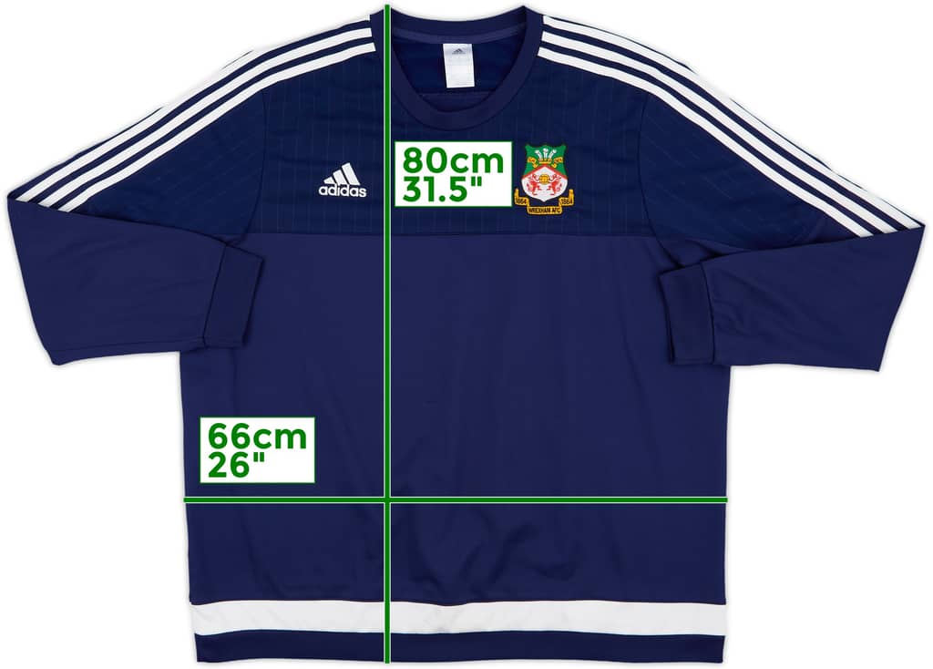 2015-16 Wrexham adidas Track Top - 6/10 - (XXL)