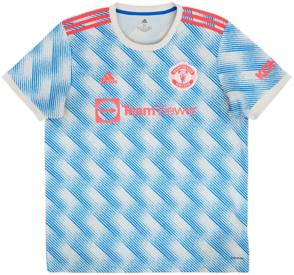 2021-22 Manchester United Away Shirt B.Fernandes #18 - 5/10 - (XL)