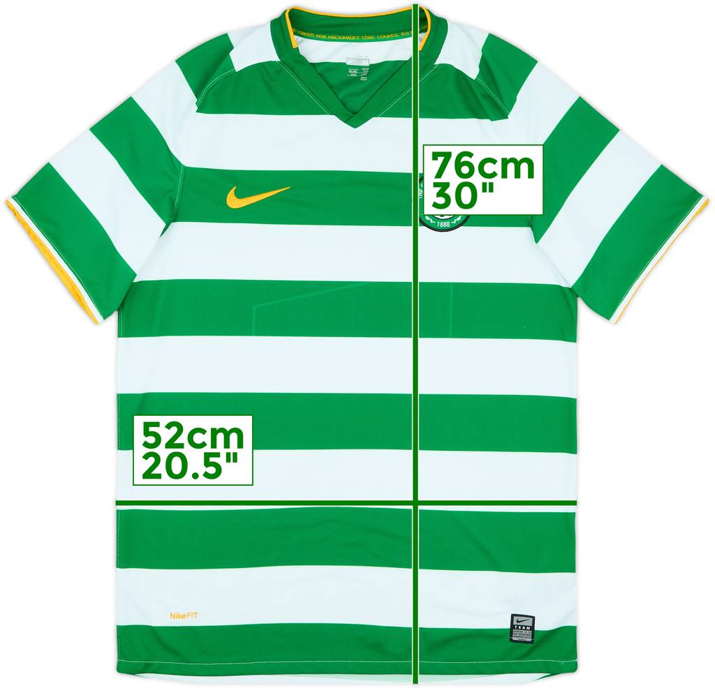 2009-10 Celtic Home Shirt - 4/10 - (M)