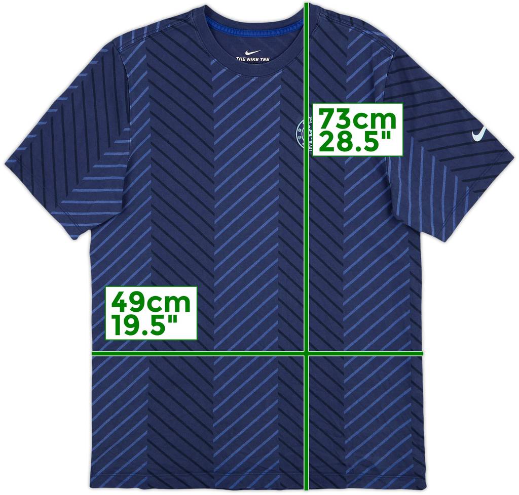 2020-21 Chelsea Nike Cotton Tee - 8/10 - (M)