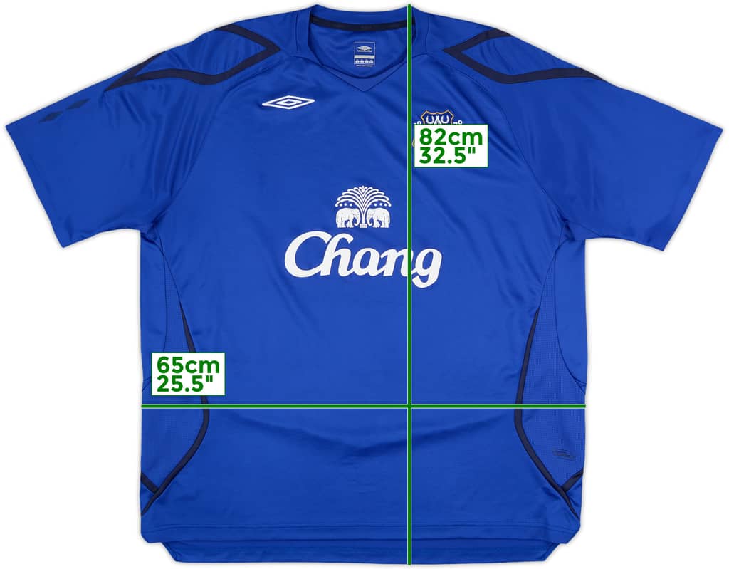 2007-08 Everton Umbro Training Shirt - 8/10 - (3XL)