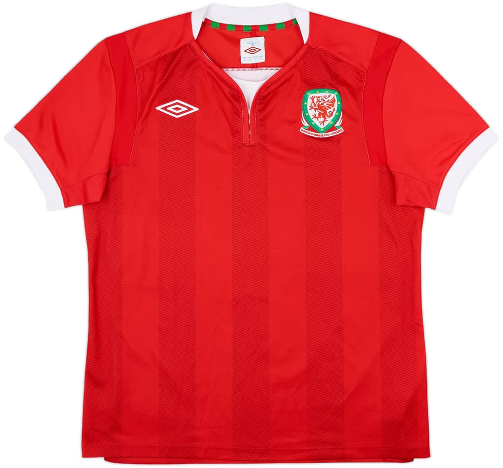 2011-12 Wales Home Shirt - 9/10 - (M)