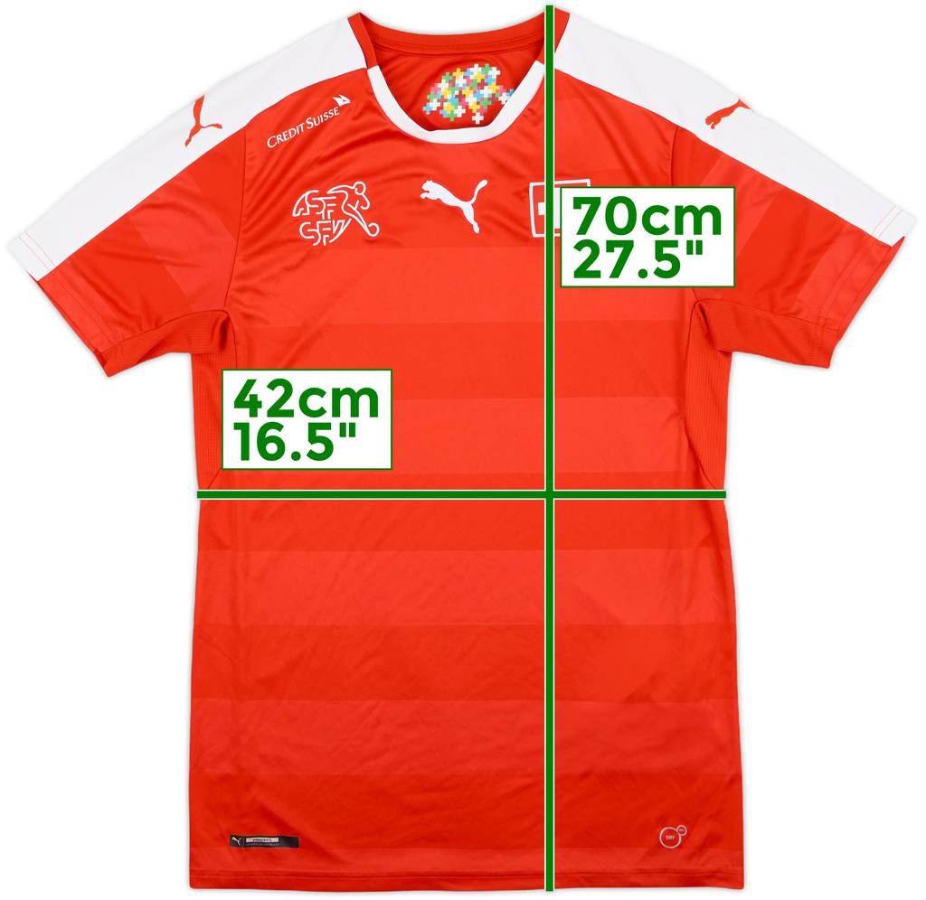 2016-17 Switzerland Home Shirt - 8/10 - (S)