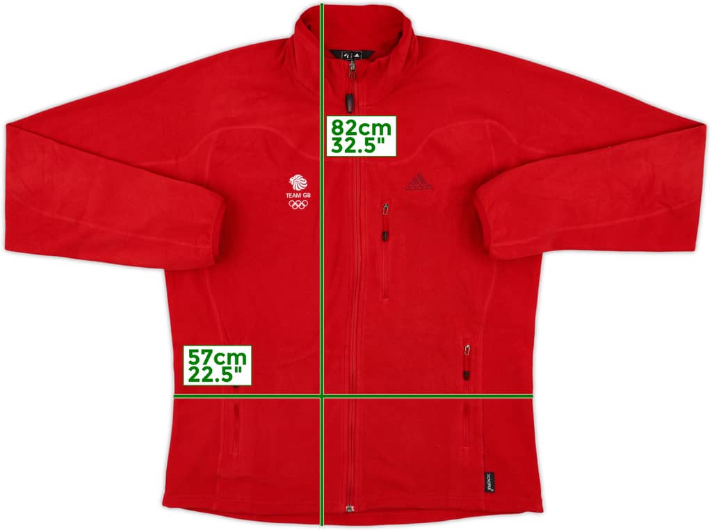 2012 Team GB adidas Fleece Jacket - 9/10 - (XL)