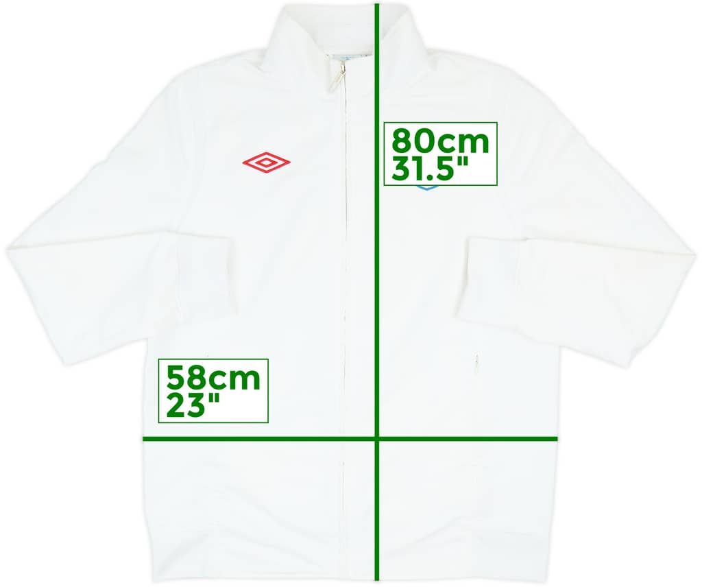 2010-12 England Umbro Track Jacket - 8/10 - (L)