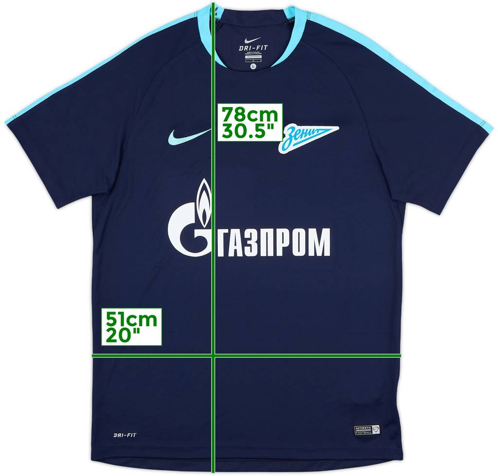 2015-16 Zenit St. Petersburg Nike Training Shirt - 10/10 - (L)