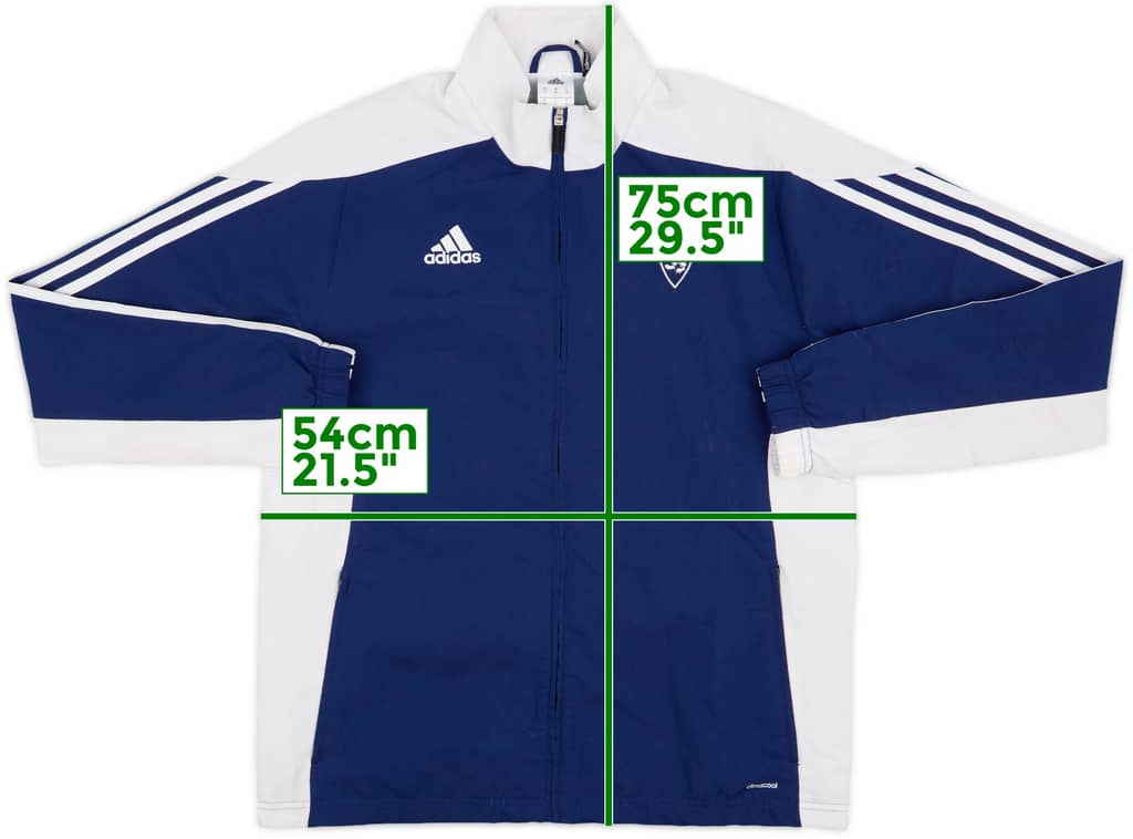 2016-17 Real Zaragoza adidas Track Jacket - 7/10 - (M)