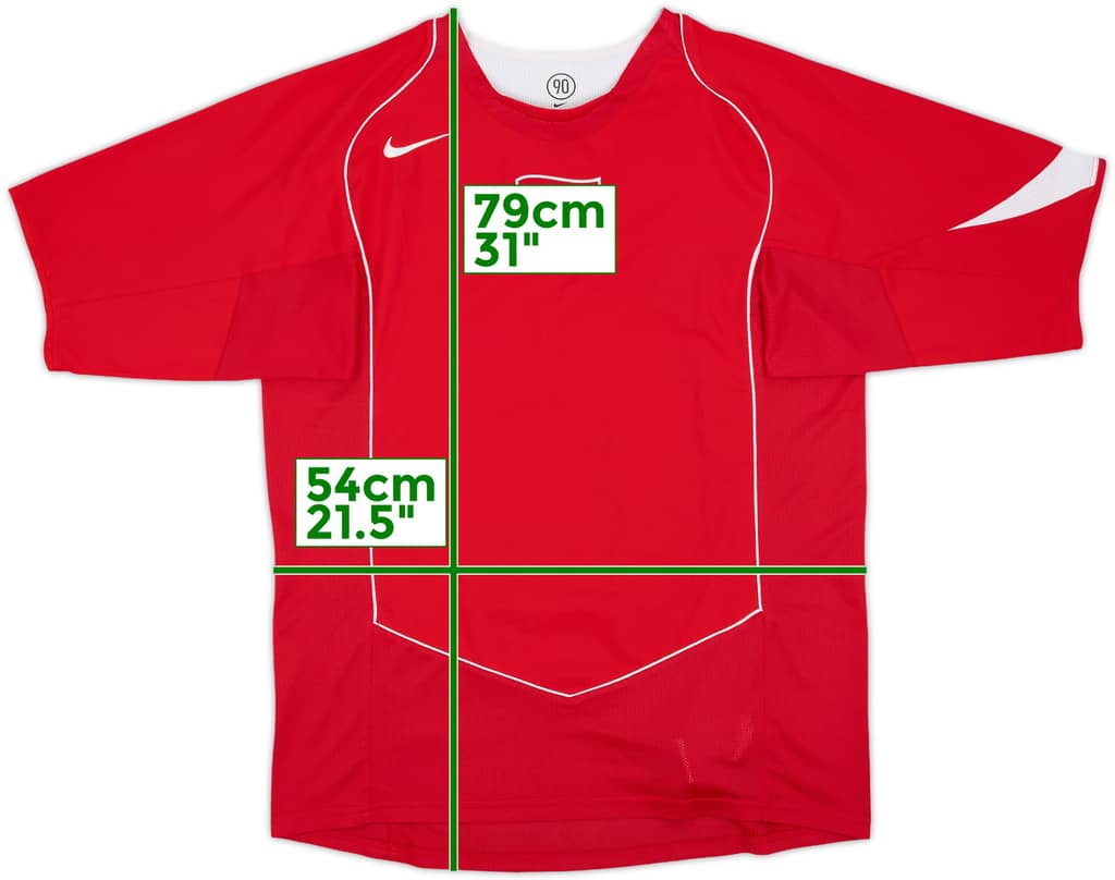 2004-06 Turkey Home Shirt - 10/10 - (L)