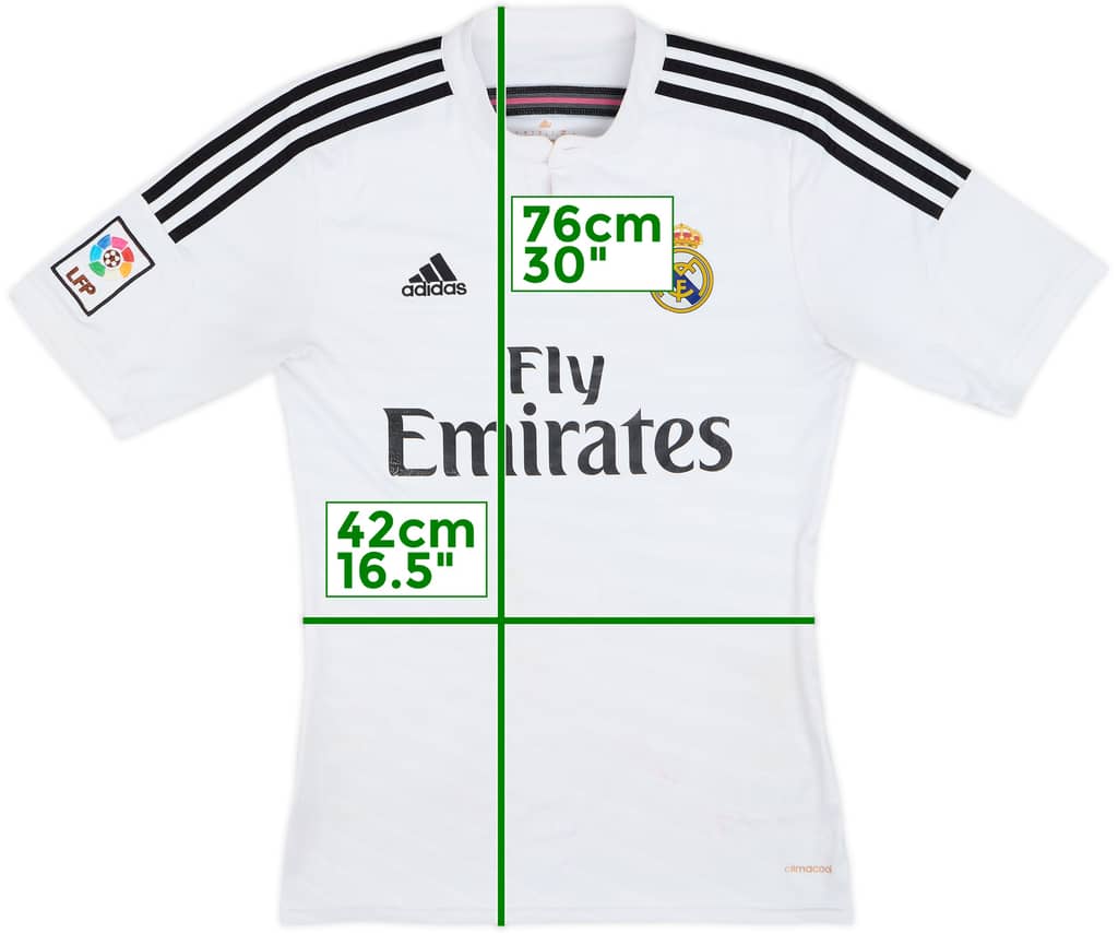 2014-15 Real Madrid Home Shirt - 4/10 - (S)