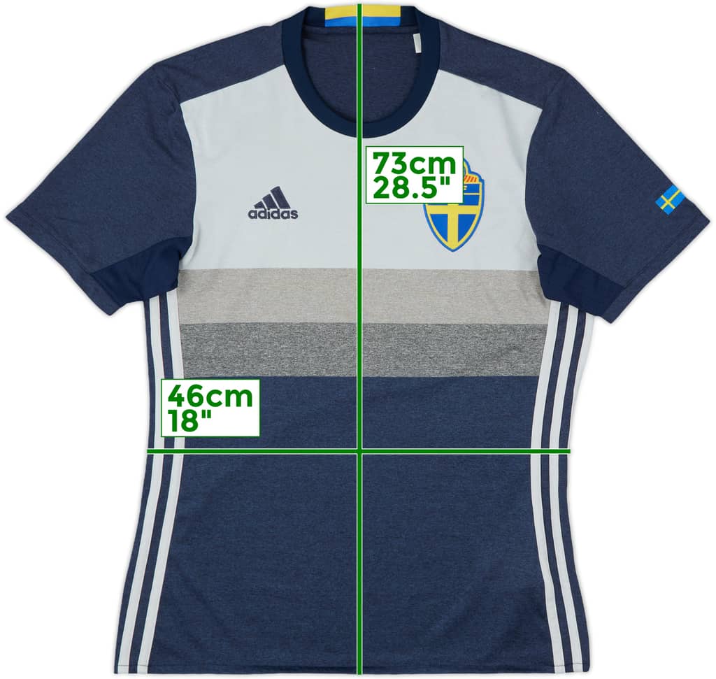 2016-17 Sweden Away Shirt - 8/10 - (Women's L)