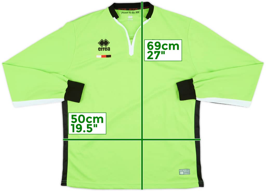 2015-16 MK Dons GK Shirt - 7/10 - (L)