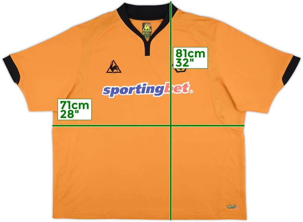 2009-10 Wolves Home Shirt - 9/10 - (3XL)