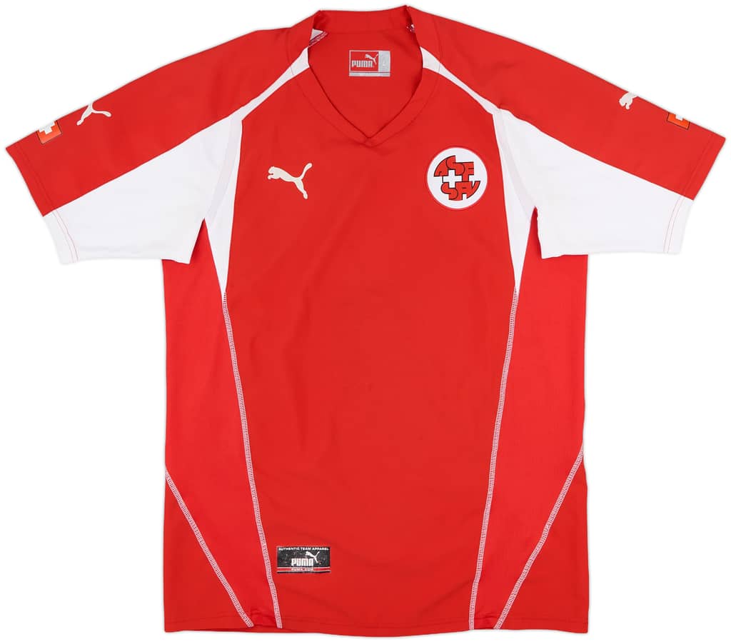 2004-06 Switzerland Home Shirt - 7/10 - (L)