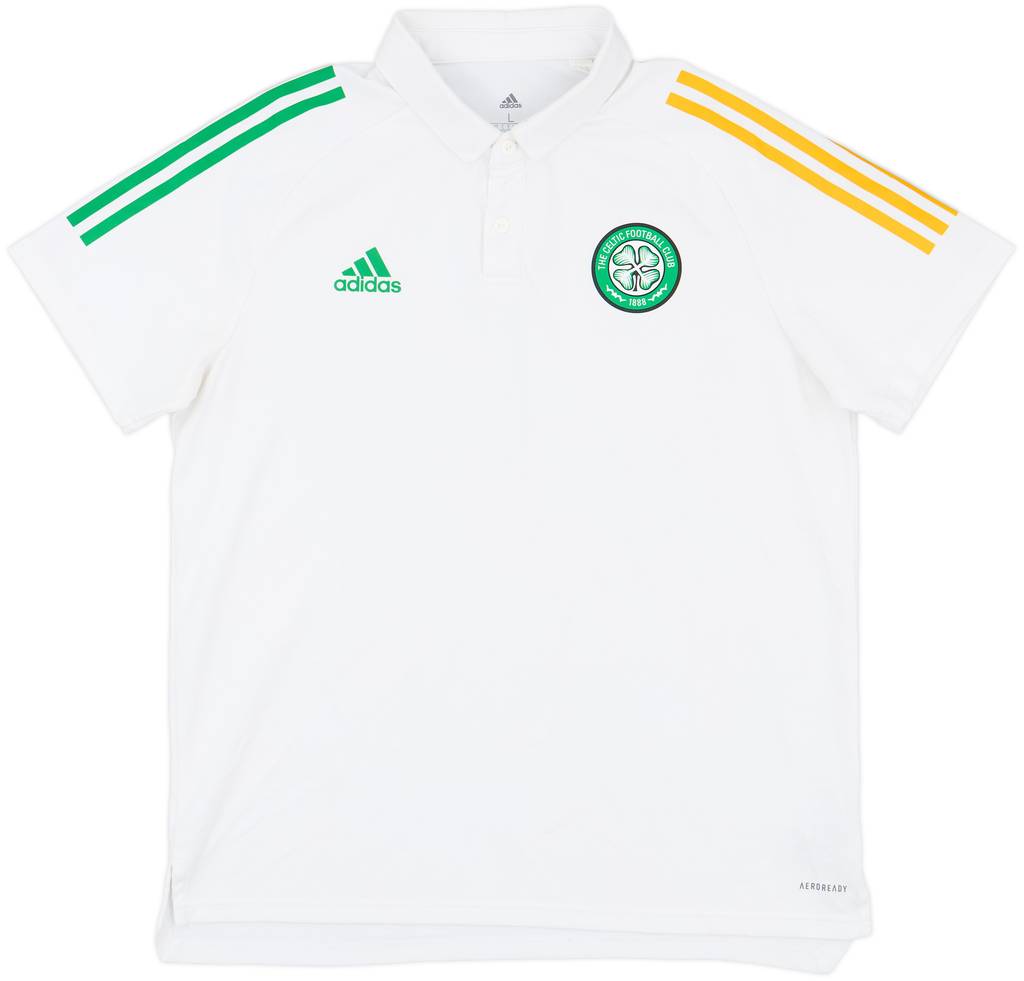 2020-21 Celtic adidas Polo Shirt - 9/10 - (L)