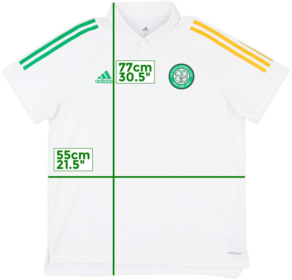 2020-21 Celtic adidas Polo Shirt - 9/10 - (L)