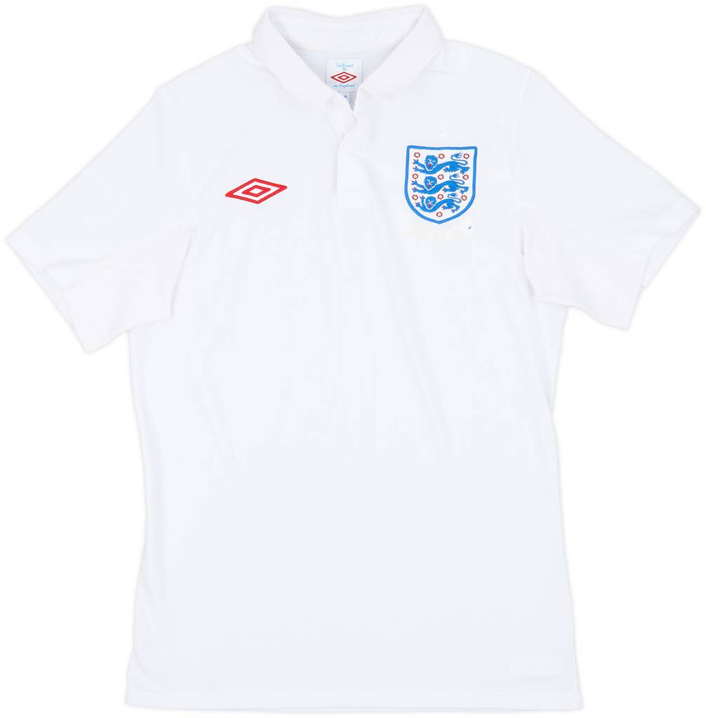 2009-10 England Home Shirt - 5/10 - (S)