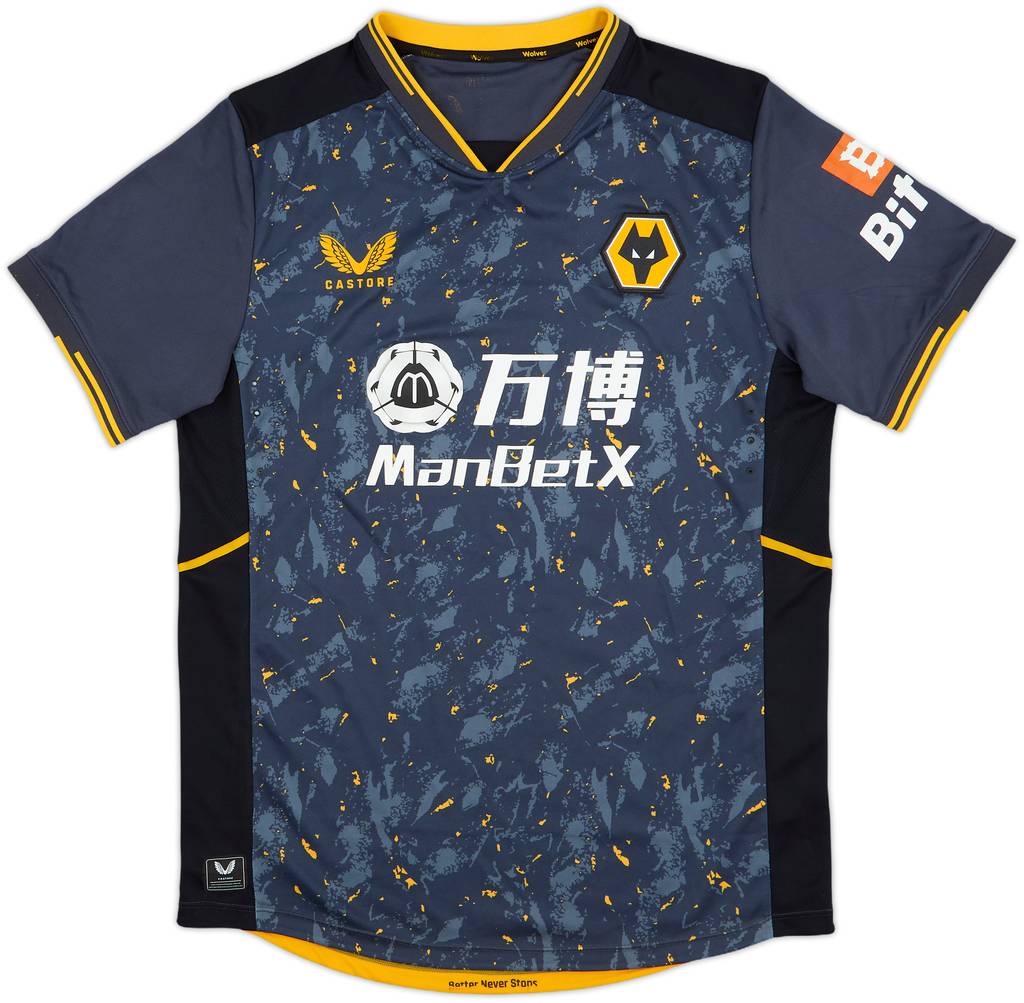 2021-22 Wolves Away Shirt - 8/10 - (M)