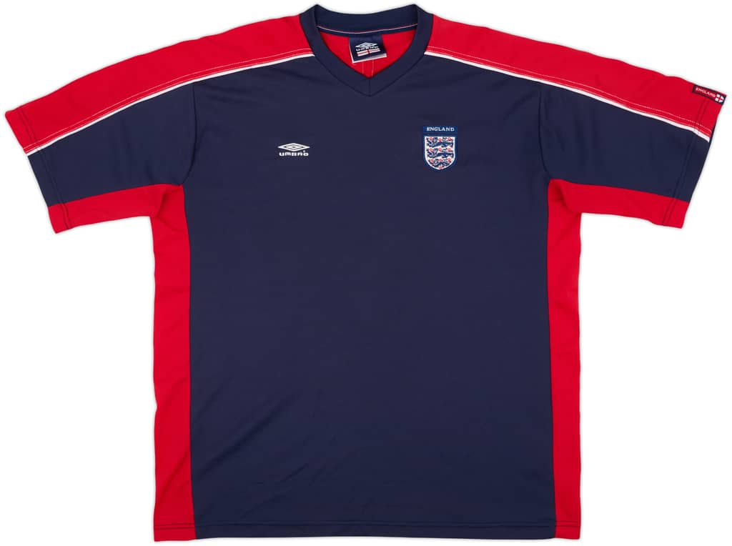 2002-03 England Umbro Training Shirt - 9/10 - (XXL)