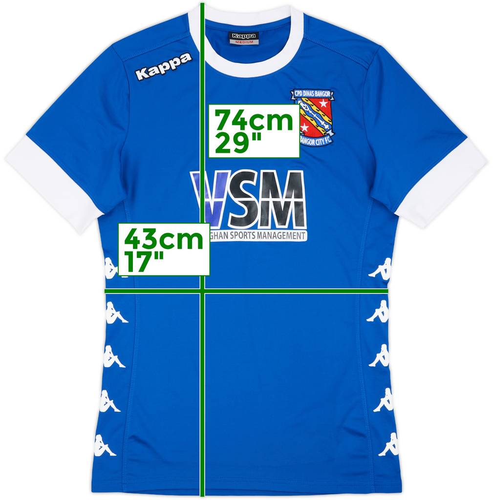 2017-18 Bangor City Home Shirt - 9/10 - (M)
