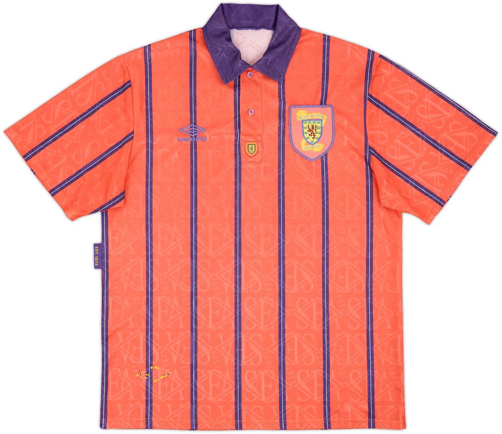 1993-95 Scotland Away Shirt - 8/10 - (L)