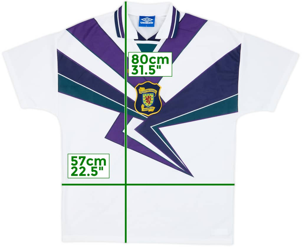 1995-96 Scotland Away Shirt - 10/10 - (L)