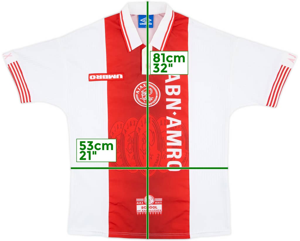 1997-98 Ajax 'School of Excellence' Home Shirt - 8/10 - (L)